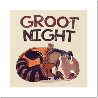 Groot Night Posters and Art